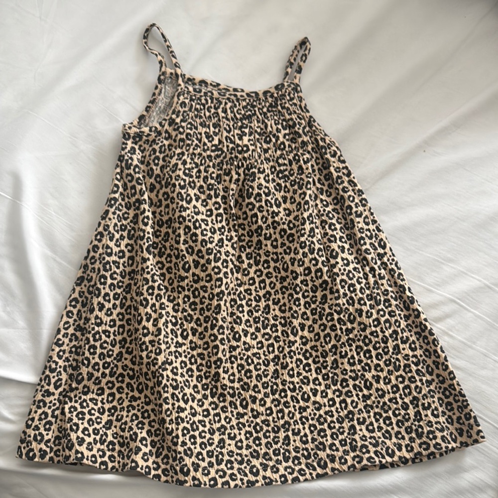 Leopard Print Sleeveless Dress